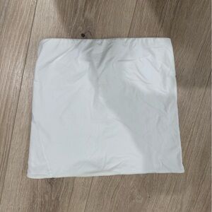 white lululemon tube top